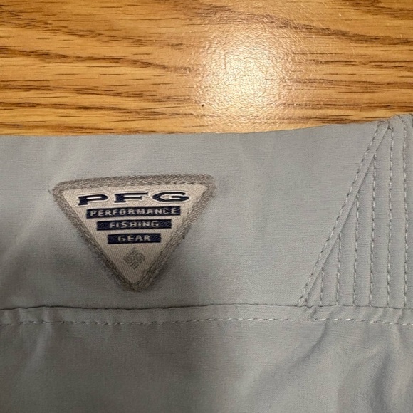 Columbia PFG Shorts Women Light Blue Fishing Quick Dry Activewear Sporty Medium - Picture 4 of 6
